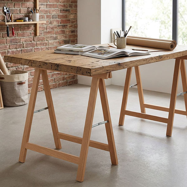 Pircher Cavalletto Pieghevole Faggio MM750X800X400 - PIRCHER OBERLAND - Immagine 2